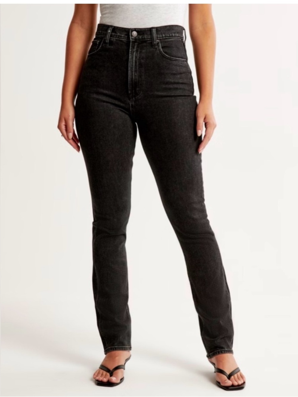 NWT Abercrombie & Fitch Curve Love
Ultra High Rise Slim Straight 12 Short